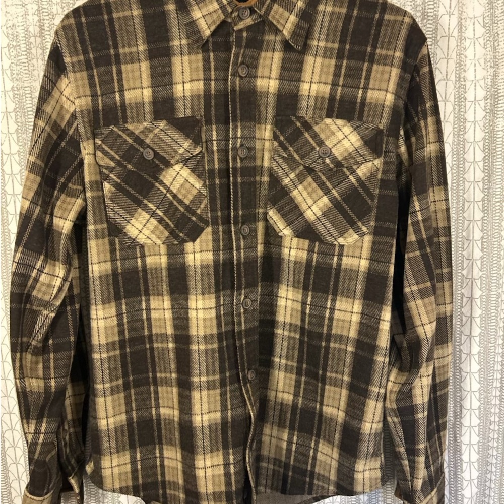 Jachs New York Chest Patch Corduroy Shirt Jacket in Tan